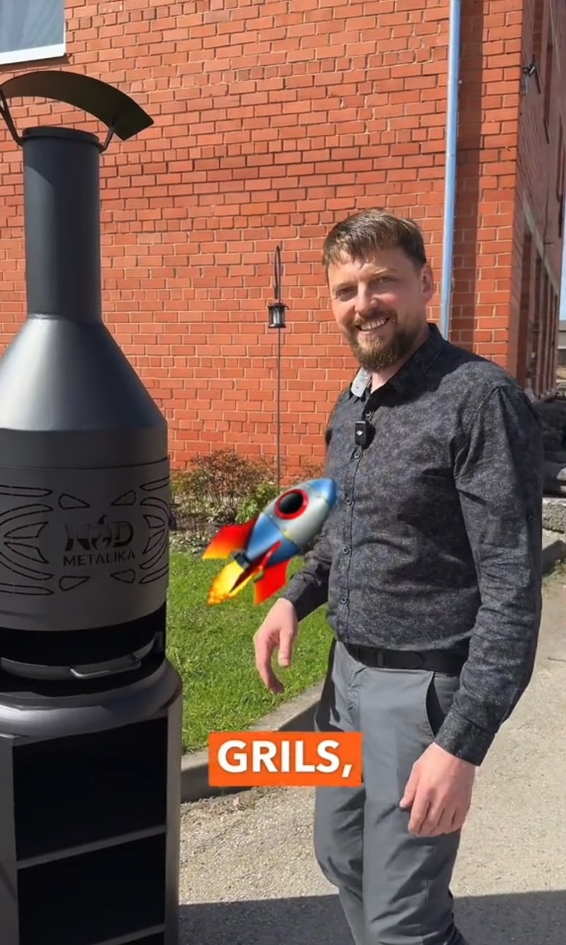 ND Metālika TikTok ekrānšāviņš